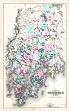 Hancock County Map, Hancock County 1881